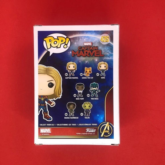 Funko Pop! Marvel Captain Marvel Masked #425 CHASE - Picture 3 of 6
